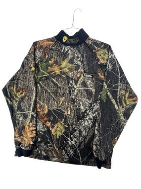 Scent Blocker Mossy Oak Camo Hunting Shirt Jacket Men's L Activated Carbon Gear